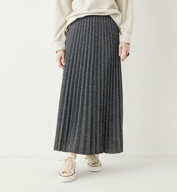 SHIPS Colors 「SHIPS Colors:〈手洗い可能〉グリッター ラメ プリーツ スカート」|スカート|