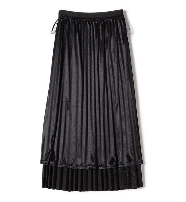 SHIPS Colors 「SHIPS Colors:〈手洗い可能〉グリッター ラメ プリーツ スカート」|スカート|