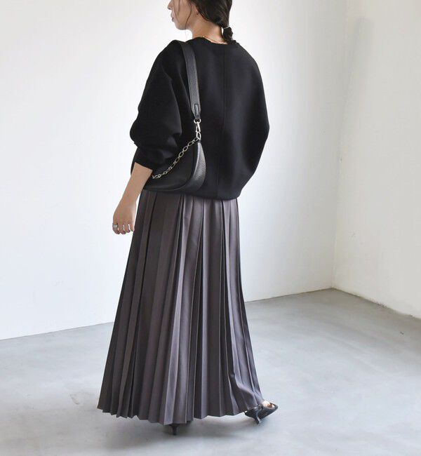 quaranciel「《一部追加予約》quaranciel:〈洗濯機可能〉ポンチ ベーシック コンパクト スウェット」|スウェット・ジャージ|