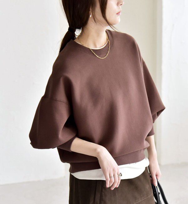 quaranciel「《一部追加予約》quaranciel:〈洗濯機可能〉ポンチ ベーシック コンパクト スウェット」|スウェット・ジャージ|