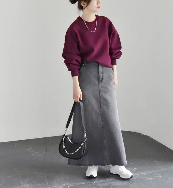 quaranciel「《一部追加予約》quaranciel:〈洗濯機可能〉ポンチ ベーシック コンパクト スウェット」|スウェット・ジャージ|