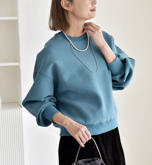 quaranciel「《一部追加予約》quaranciel:〈洗濯機可能〉ポンチ ベーシック コンパクト スウェット」|スウェット・ジャージ|