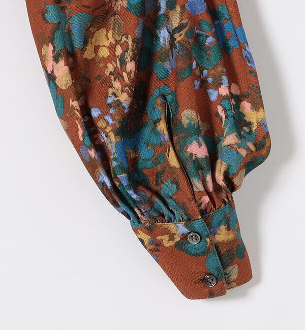 SHIPS any「SHIPS any: 〈手洗い可能〉TROUILLET フラワー プリント シャツ ブラウス」|シャツ・ブラウス|