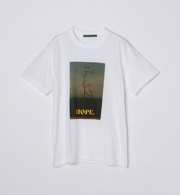 SHIPS「BENCH MARKING SHIRT: フラワー フォト プリント Tシャツ」|Tシャツ・カットソー|