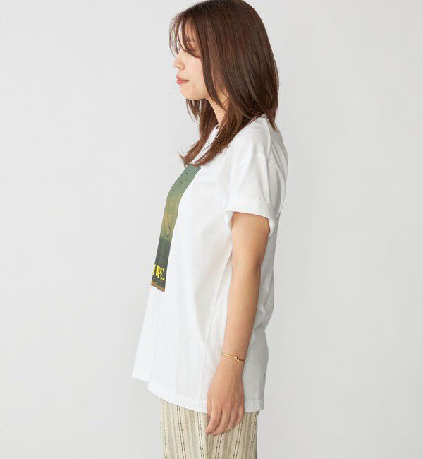 SHIPS「BENCH MARKING SHIRT: フラワー フォト プリント Tシャツ」|Tシャツ・カットソー|