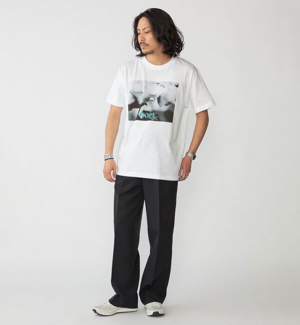 SHIPS「BENCH MARKING SHIRT: フラワー フォト プリント Tシャツ」|Tシャツ・カットソー|