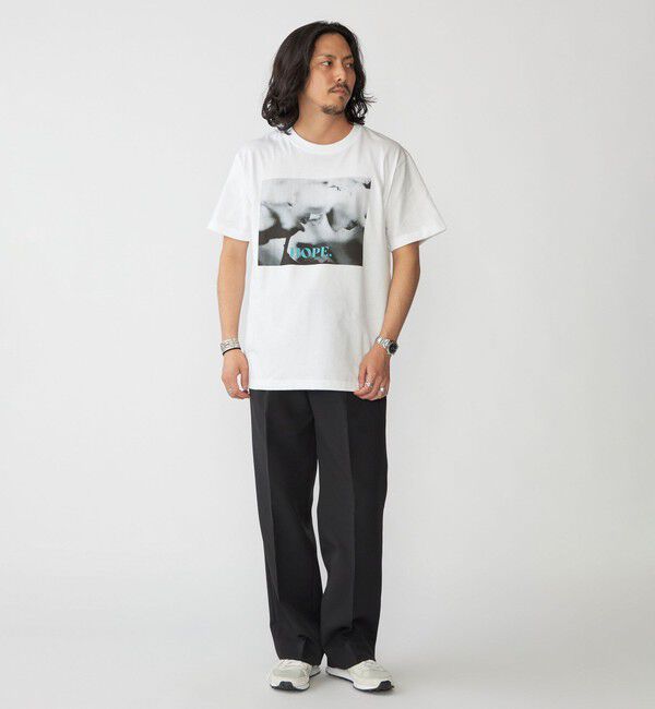 SHIPS「BENCH MARKING SHIRT: フラワー フォト プリント Tシャツ」|Tシャツ・カットソー|