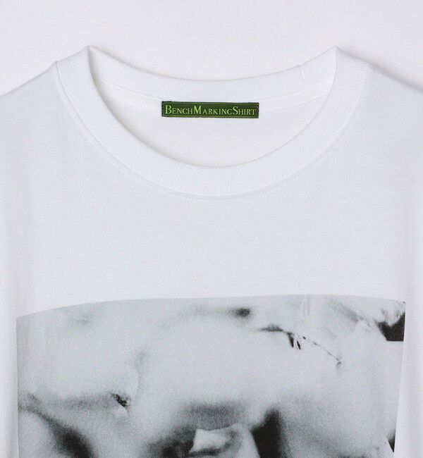 SHIPS「BENCH MARKING SHIRT: フラワー フォト プリント Tシャツ」|Tシャツ・カットソー|