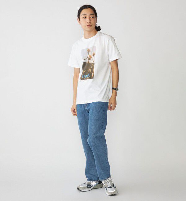 SHIPS「BENCH MARKING SHIRT: フラワー フォト プリント Tシャツ」|Tシャツ・カットソー|