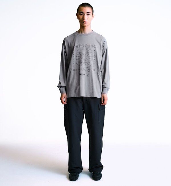 SHIPS「City Ambient Products: SHELTECH(R) グラフィック 長袖Tシャツ」|Tシャツ・カットソー|