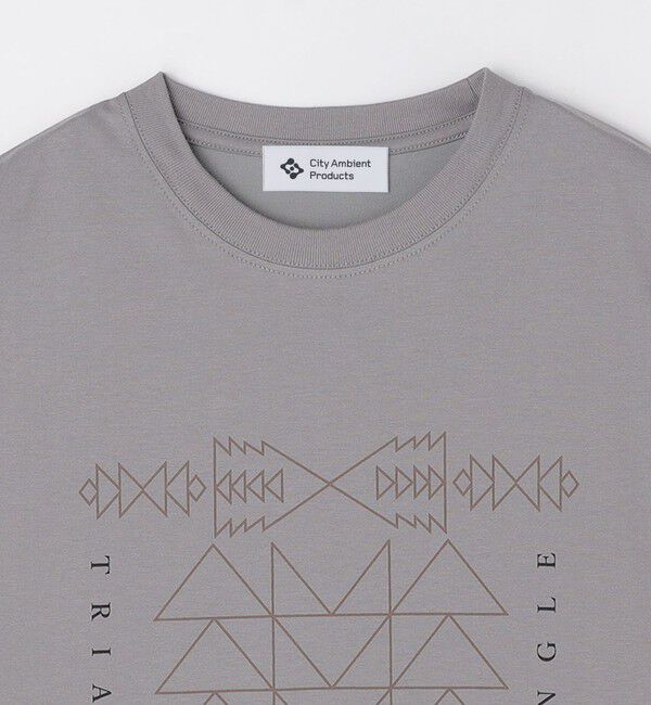 SHIPS「City Ambient Products: SHELTECH(R) グラフィック 長袖Tシャツ」|Tシャツ・カットソー|