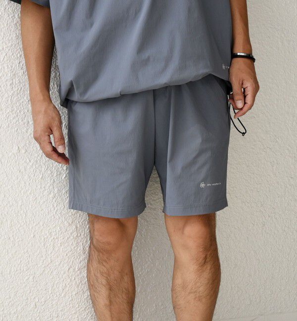 SHIPS any「【WEB限定】SHIPS any:ワッシャーナイロン スピンドル Tシャツ＋イージーショーツ セットアップ◆」|Tシャツ・カットソー|