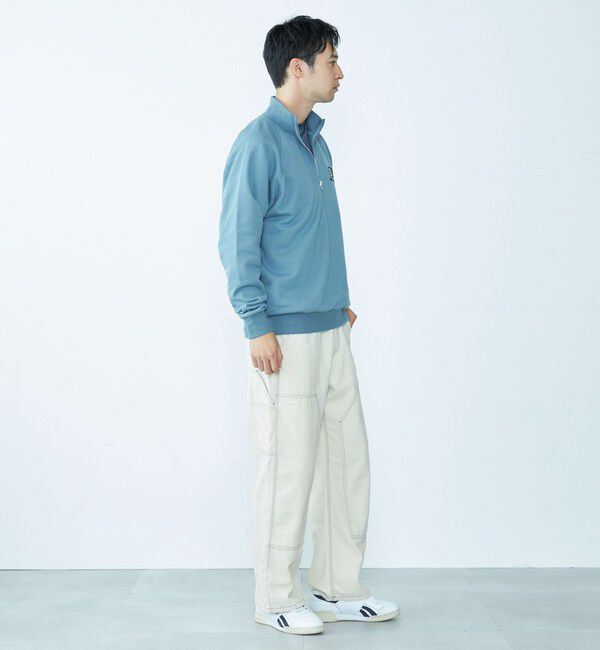 SHIPS「City Ambient Products: エンブロイダリー ハーフジップ スウェット」|スウェット・ジャージ|