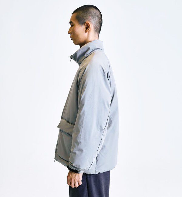 SHIPS「City Ambient Products:〈撥水〉ダブルポケット 中綿 スタンドカラー ブルゾン」|ブルゾン・スタジャン|