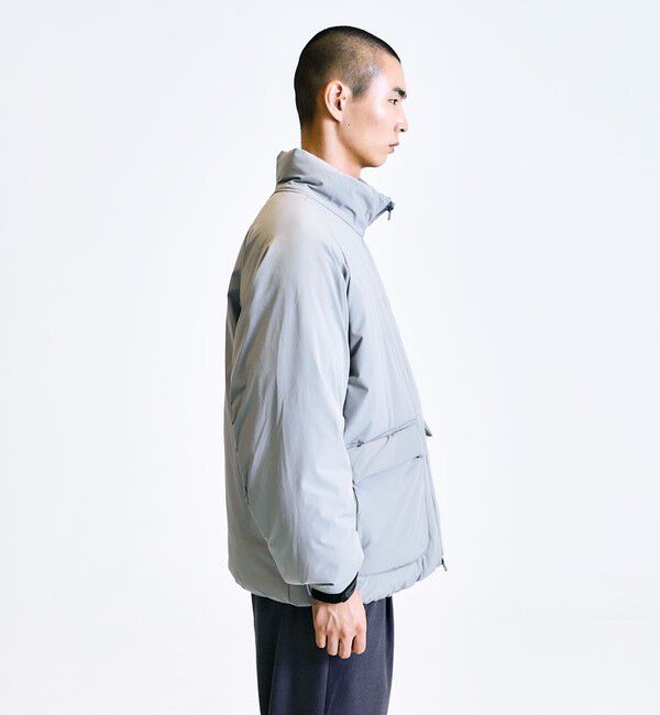 SHIPS「City Ambient Products:〈撥水〉ダブルポケット 中綿 スタンドカラー ブルゾン」|ブルゾン・スタジャン|