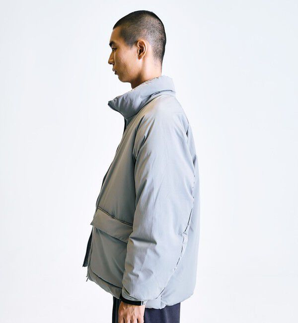 SHIPS「City Ambient Products:〈撥水〉ダブルポケット 中綿 スタンドカラー ブルゾン」|ブルゾン・スタジャン|