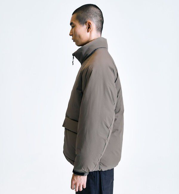 SHIPS「City Ambient Products:〈撥水〉ダブルポケット 中綿 スタンドカラー ブルゾン」|ブルゾン・スタジャン|