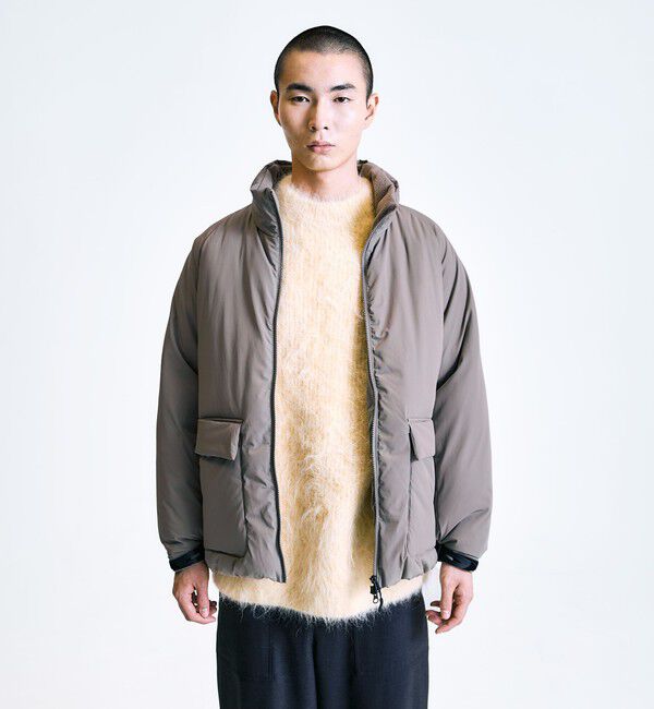 SHIPS「City Ambient Products:〈撥水〉ダブルポケット 中綿 スタンドカラー ブルゾン」|ブルゾン・スタジャン|