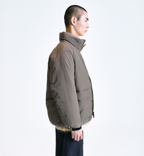 SHIPS「City Ambient Products:〈撥水〉ダブルポケット 中綿 スタンドカラー ブルゾン」|ブルゾン・スタジャン|