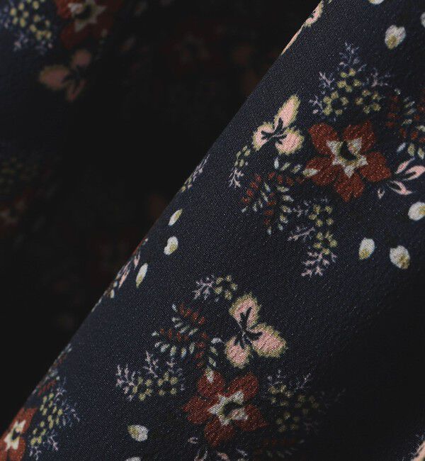 SHIPS any「SHIPS any:〈手洗い可能〉リーフ プリント ハシゴレース ティアード スカート」|スカート|