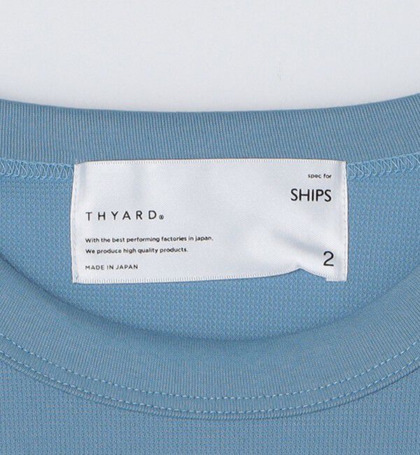 SHIPS「【SHIPS別注】THYARD: パール マーセリゼーション Tシャツ」|Tシャツ・カットソー|