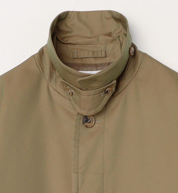 SHIPS any「SHIPS any: 〈撥水加工〉VENTOENE(R) コットン ギャバジン バルカラー コート◇」|ステンカラーコート|