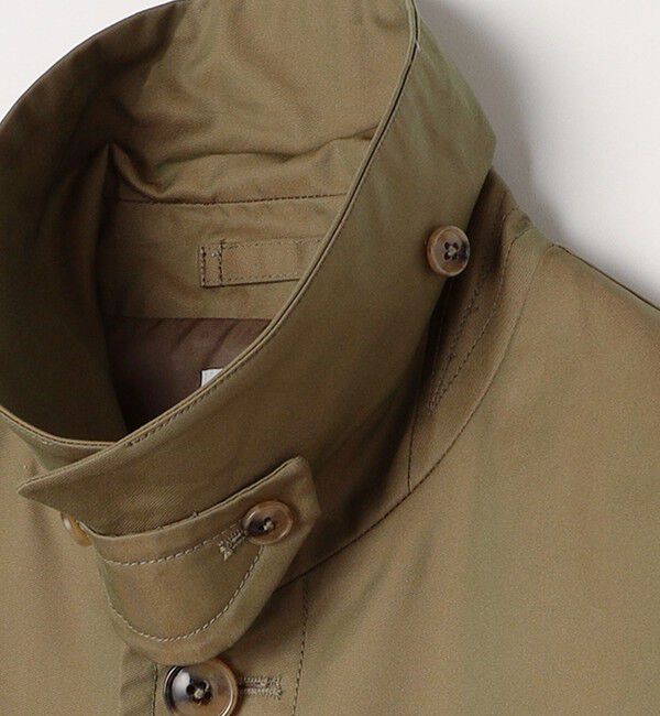 SHIPS any「SHIPS any: 〈撥水加工〉VENTOENE(R) コットン ギャバジン バルカラー コート◇」|ステンカラーコート|