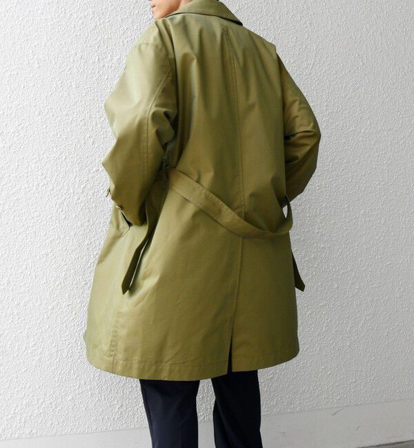 SHIPS any「SHIPS any: 〈撥水加工〉VENTOENE(R) コットン ギャバジン バルカラー コート◇」|ステンカラーコート|