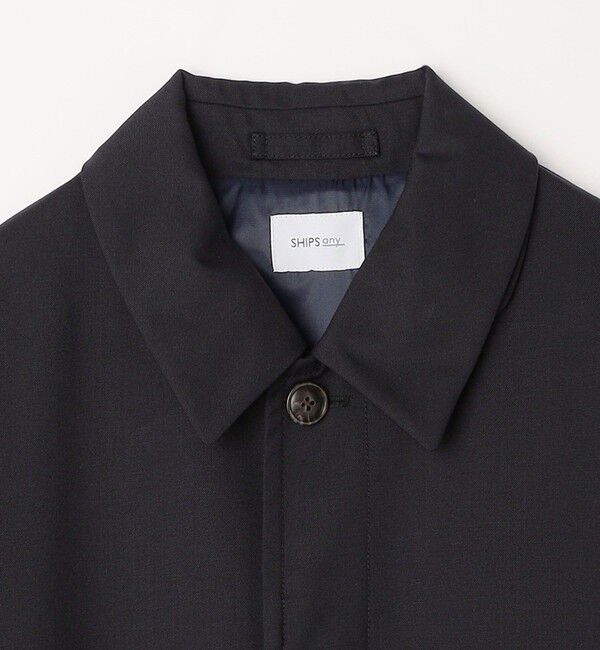 SHIPS any「SHIPS any: 〈手洗い可能〉RENU(R) ウール ギャバジン バルカラー コート◇」|ステンカラーコート|