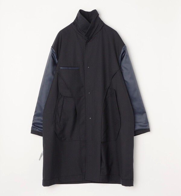 SHIPS any「SHIPS any: 〈手洗い可能〉RENU(R) ウール ギャバジン バルカラー コート◇」|ステンカラーコート|