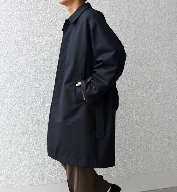 SHIPS any「SHIPS any: 〈手洗い可能〉RENU(R) ウール ギャバジン バルカラー コート◇」|ステンカラーコート|