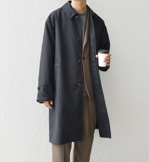 SHIPS any「SHIPS any: 〈手洗い可能〉RENU(R) ウール ギャバジン バルカラー コート◇」|ステンカラーコート|