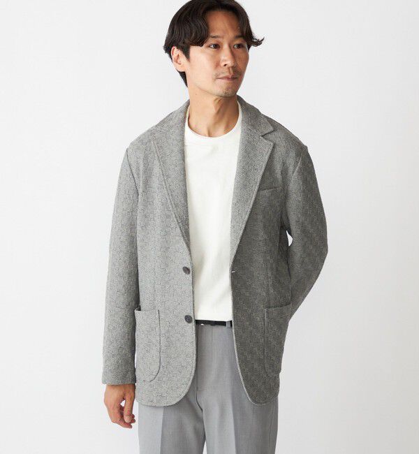 SHIPS「【WEB限定】SHIPS:〈抗菌・防臭〉テレワーク ビズ ワンポイントロゴ クルーネック長袖Tシャツ」|Tシャツ・カットソー|