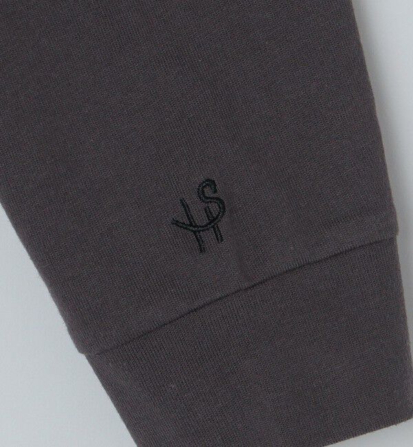 SHIPS「【WEB限定】SHIPS:〈抗菌・防臭〉テレワーク ビズ ワンポイントロゴ クルーネック長袖Tシャツ」|Tシャツ・カットソー|