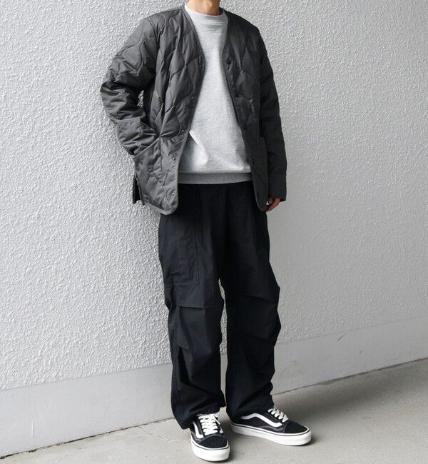 SHIPS any「【SHIPS any別注】TAION: 〈手洗い可能〉ダウンキルト スリット ボタン カーディガン◇」|ダウン|