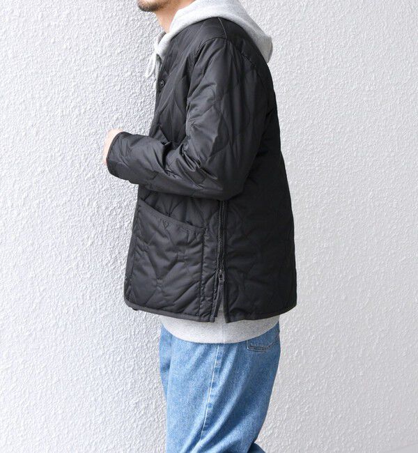 SHIPS any「【SHIPS any別注】TAION: 〈手洗い可能〉ダウンキルト スリット ボタン カーディガン◇」|ダウン|