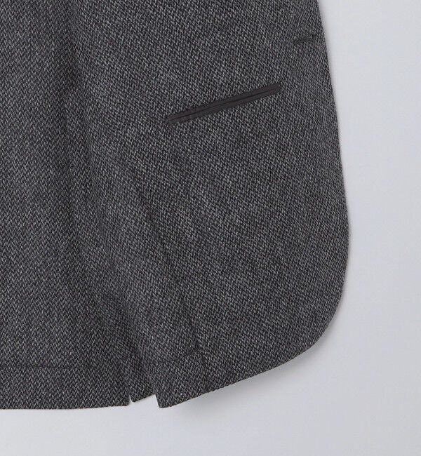 SHIPS「【SHIPS別注】CARUSO: AIDA ワイドラペル ウール ヘリンボーン ツイード ジャケット」|テーラードジャケット|