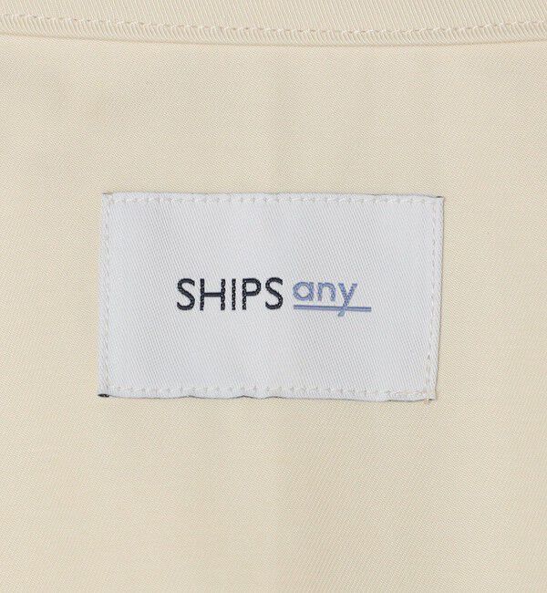 SHIPS any「【WEB限定】SHIPS any: オーバーサイズ コットン ギャバジン スピンドル トラック ブルゾン 24FW◇」|ブルゾン・スタジャン|