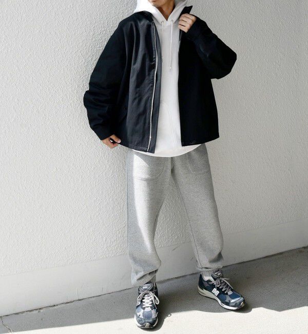 SHIPS any「【WEB限定】SHIPS any: オーバーサイズ コットン ギャバジン スピンドル トラック ブルゾン 24FW◇」|ブルゾン・スタジャン|