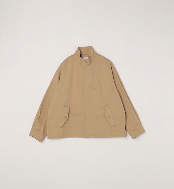 SHIPS any「【WEB限定】SHIPS any: オーバーサイズ コットン ギャバジン スピンドル トラック ブルゾン 24FW◇」|ブルゾン・スタジャン|