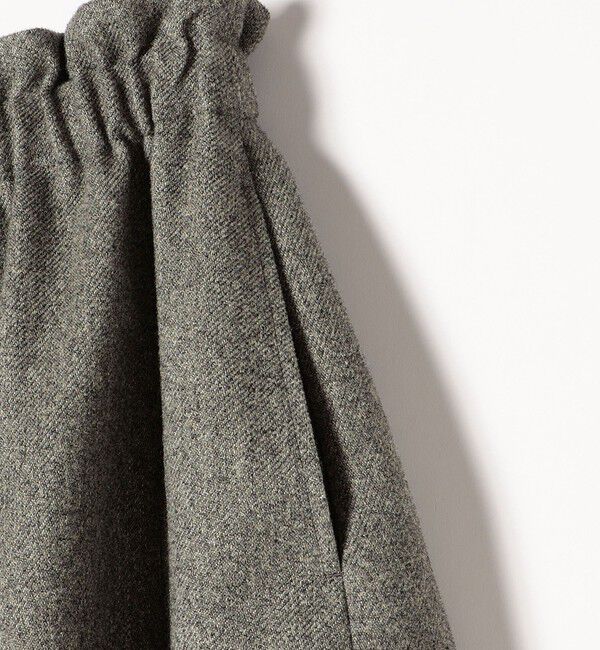 SHIPS any「SHIPS any:〈洗濯機可能〉ウールライク ギャザー キュロット パンツ」|キュロット|