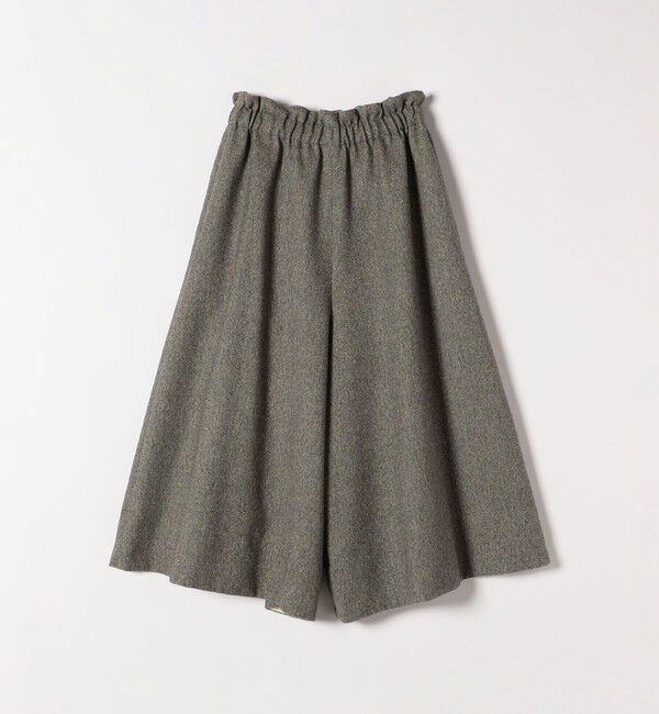 SHIPS any「SHIPS any:〈洗濯機可能〉ウールライク ギャザー キュロット パンツ」|キュロット|