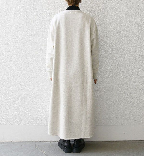 SHIPS any「【WEB限定】SHIPS any: USA コットン 裏起毛 ポケット スウェット ワンピース」|ワンピース|