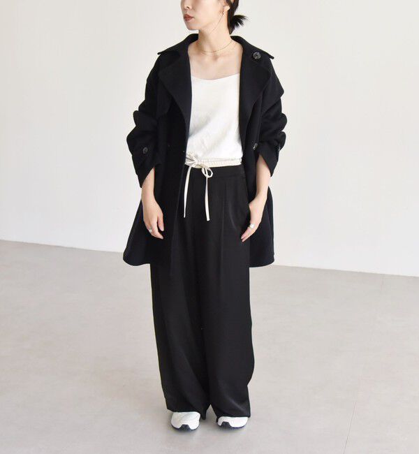 quaranciel「quaranciel: リバー ジャケット Pコート」|ピーコート|