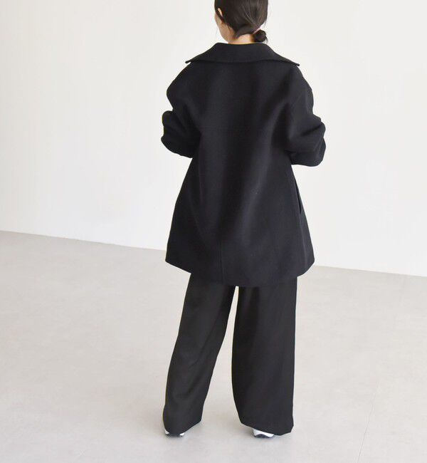 quaranciel「quaranciel: リバー ジャケット Pコート」|ピーコート|