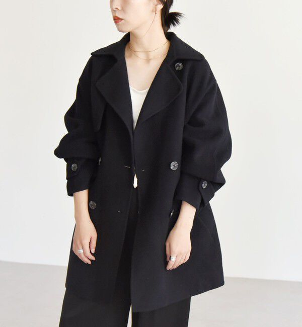 quaranciel「quaranciel: リバー ジャケット Pコート」|ピーコート|