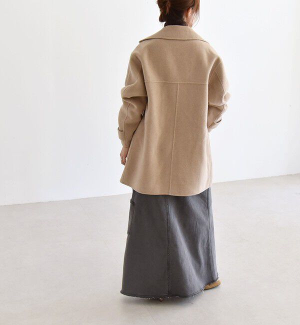 quaranciel「quaranciel: リバー ジャケット Pコート」|ピーコート|