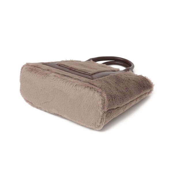 SHIPS Colors 「SHIPS Colors:フェイクファー 配色 トート バッグ◇」|トートバッグ|