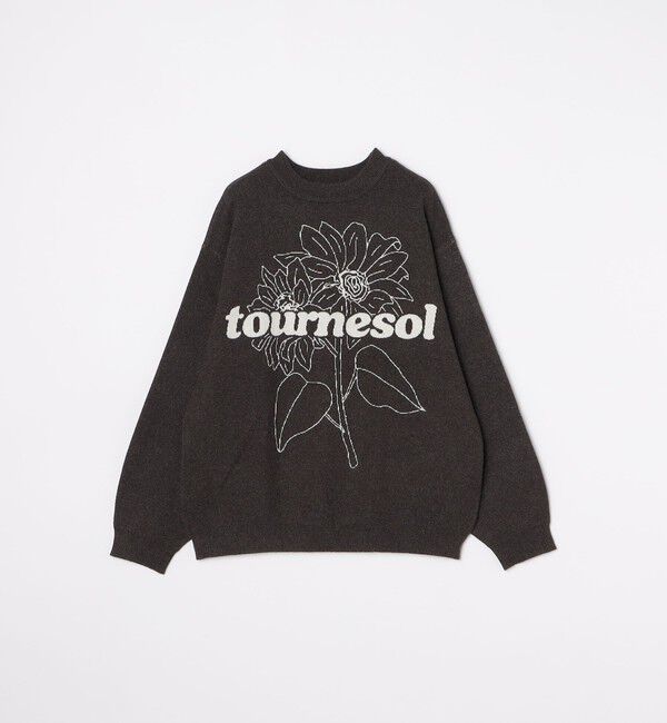 SHIPS any「SHIPS any: 〈手洗い可能〉フラワー ダブルジャガード プルオーバー ニット◇」|ニット・セーター|