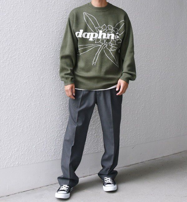 SHIPS any「SHIPS any: 〈手洗い可能〉フラワー ダブルジャガード プルオーバー ニット◇」|ニット・セーター|